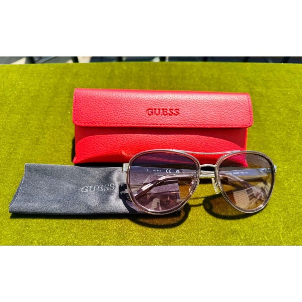 GUESS Women's Red Case Sunglasses with Gradient Lenses
